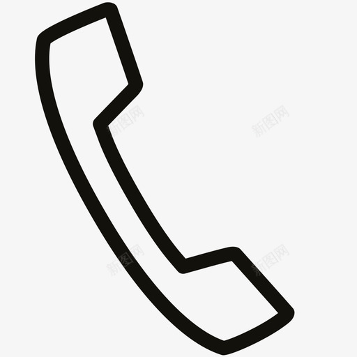 电话展品物品图标svg_新图网 https://ixintu.com 展品 支持 材料 物品 电话 联系人
