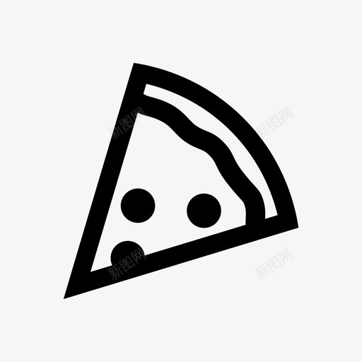 披萨小吃披萨片图标svg_新图网 https://ixintu.com 午餐 咖啡馆 垃圾食品 外出就餐 小吃 意大利香肠披萨 披萨 披萨片 晚餐 西瓜 送货 酒吧 餐厅