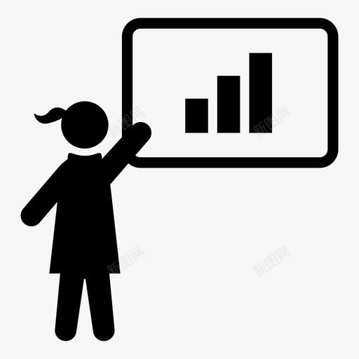 演示演示者人员图标svg_新图网 https://ixintu.com 业务图标人员 人员 信息图 信息图表 分析 图表 市场营销 投影屏幕 数据 演示 演示等 演示者 统计 营销 讲师