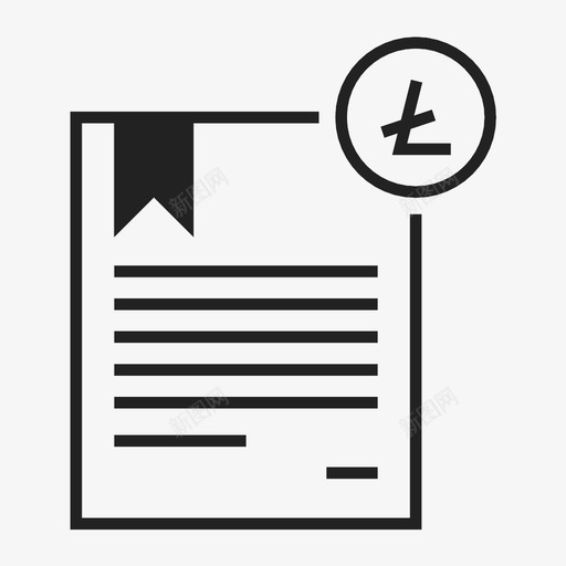 证书购物规则图标svg_新图网 https://ixintu.com 在线 手册 数字 文档 莱特币 规则 证书 购物 金融