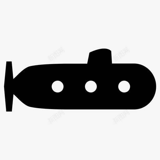 潜艇海军核图标svg_新图网 https://ixintu.com 核 水下 水槽 海军 潜艇 运输符号