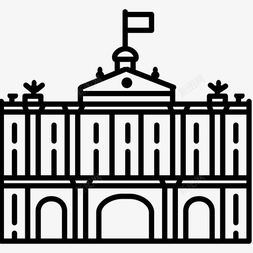隐士建筑艺术图标svg_新图网 https://ixintu.com «俄罗斯» 俄罗斯 博物馆 圣彼得堡 建筑 文化 艺术 隐士