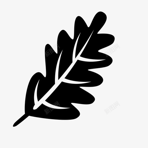 叶针自然图标svg_新图网 https://ixintu.com 刀片 华丽的花朵 叶 垫 旗帜 生态 绿色 自然 装饰 针