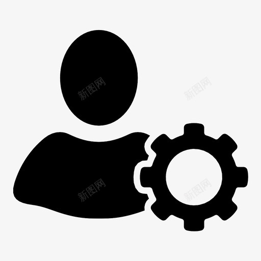用户设置成员操作员图标svg_新图网 https://ixintu.com 个人 个性化设置 人工 工具 成员 操作员 用户设置 选项 配置文件 首选项