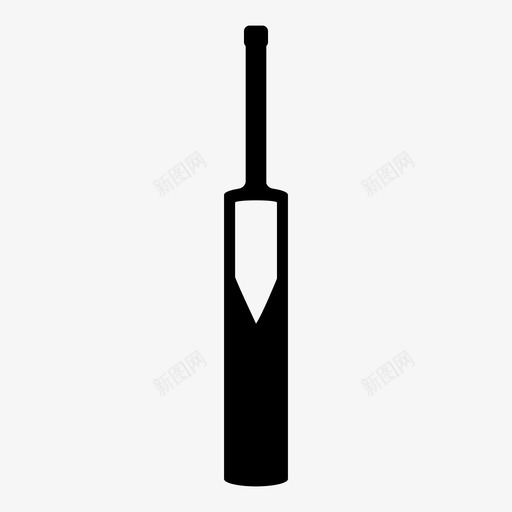 板球球拍运动球拍图标svg_新图网 https://ixintu.com 击球手 商品 板球球拍 游戏 球拍 设备 运动