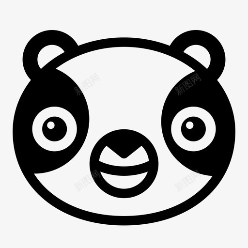熊睡觉宠物图标svg_新图网 https://ixintu.com 动物 卡哇伊 可爱 头 宠物 小睡 熊 睡着 睡觉 脸 表情