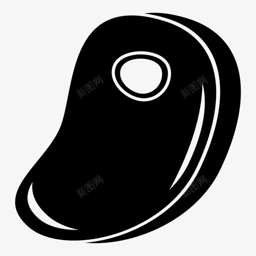 牛排肉饭图标svg_新图网 https://ixintu.com 卡通 搞笑 牛排 素描 肉 食物 饭