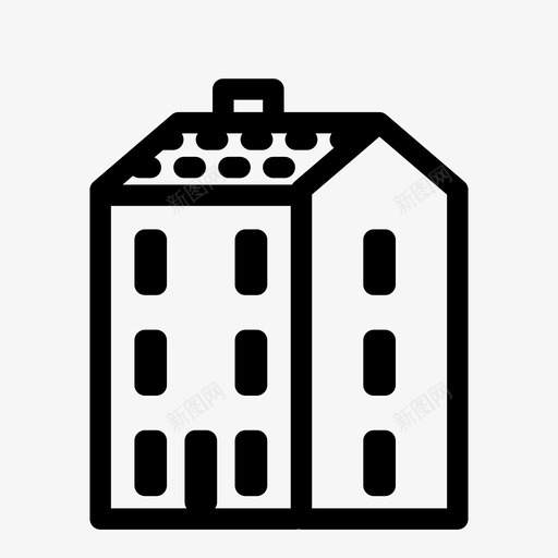 住宅居住居住空间图标svg_新图网 https://ixintu.com 休息场所 位置 住宅 住所 地点 城镇房屋 小屋 小镇 居住 居住空间 房地产 简陋住所