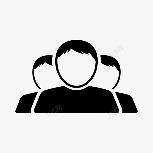 用户人男人图标svg_新图网 https://ixintu.com 人 朋友 用户 男人 群体 角色 顾客 领导者