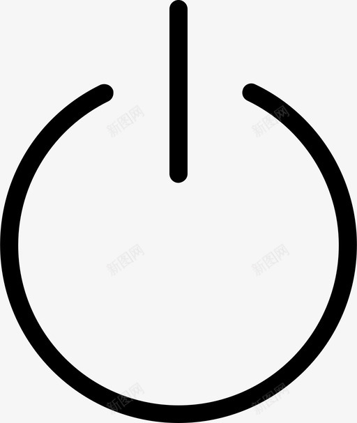 电力能源关图标svg_新图网 https://ixintu.com 关 几乎波特兰 启动 开 开关 电力 能源 设置