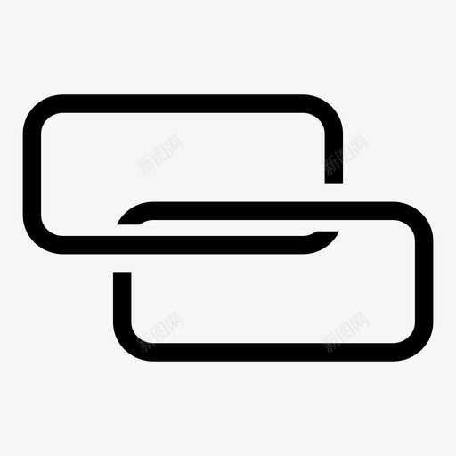 链接连接永不结束图标svg_新图网 https://ixintu.com 循环 无限 无限循环 永不结束 超链接 连接 链接