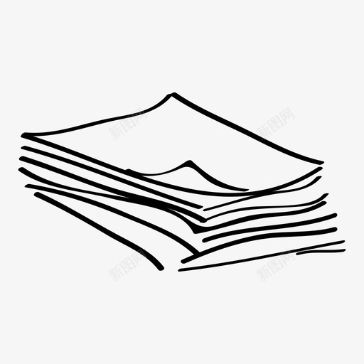 文档粗略的营销图标svg_新图网 https://ixintu.com 文档 粗略的营销图标
