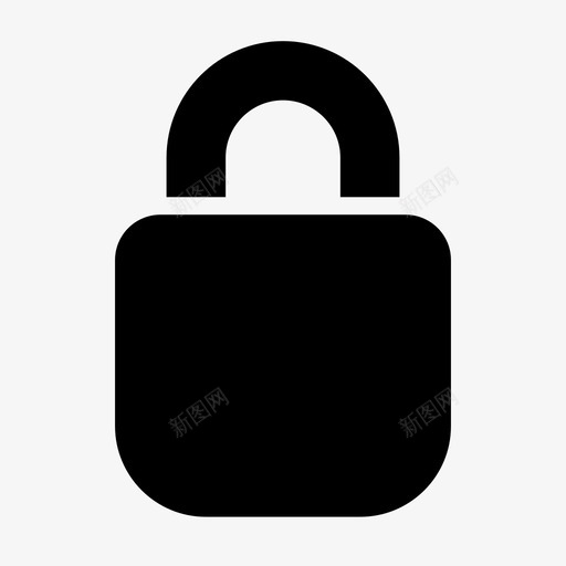 锁安全保护图标svg_新图网 https://ixintu.com 保护 安全 密码 挂锁 钥匙 锁