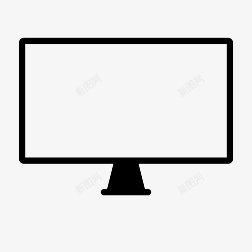 显示器电视支架图标svg_新图网 https://ixintu.com 图片 媒体 屏幕 支架 显示器 电脑屏幕 电脑显示器 电视 监视器 运动