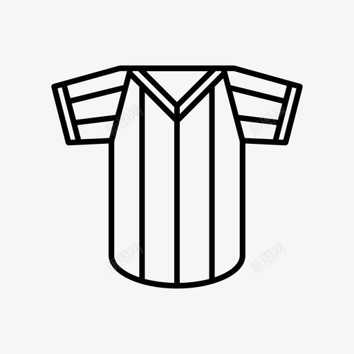 球衣哨子V领图标svg_新图网 https://ixintu.com V领 哨子 服装和时尚 球衣 球队 衬衫 袖子 裁判 足球 运动