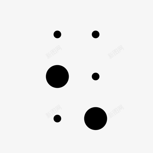 盲文问号方法数字图标svg_新图网 https://ixintu.com 书写 数字 方法 查询 标点 盲文字母表 盲文问号 系统 触摸 问号 问题 阅读