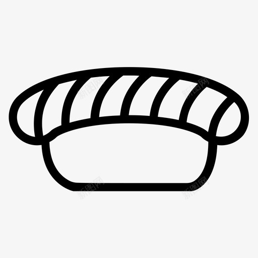 寿司餐厅生的图标svg_新图网 https://ixintu.com 寿司 尼吉里 日式 晚餐 海鲜 烹饪 生的 食品 餐厅 餐饮 鱼