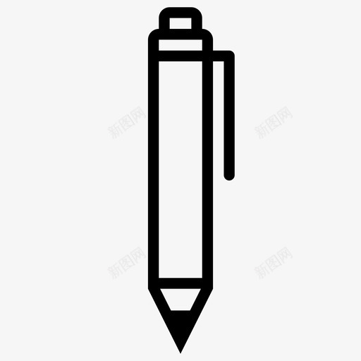 钢笔墨水刻字图标svg_新图网 https://ixintu.com 书写 刻字 墨水 机械铅笔 标记 笔 笔帽 素描 线条 记号笔 轮廓 钢笔 铅笔 锐利器