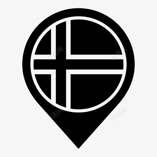 冰岛大西洋国家图标svg_新图网 https://ixintu.com 世界旗帜 冰岛 冰岛国旗 冰岛语 国家 国旗 地图标记 大西洋 岛屿 欧洲