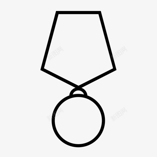 奖章成功奖品图标svg_新图网 https://ixintu.com 优胜者 冠军 奖品 奖章 徽章 成功 第一名 荣誉勋章