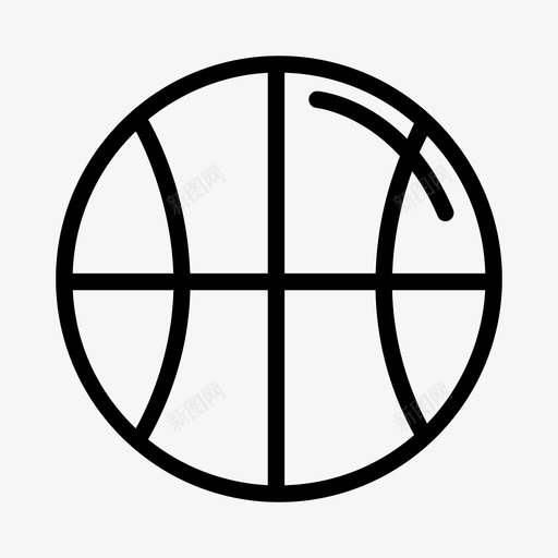 篮球球类运动图标svg_新图网 https://ixintu.com 球类 篮球 运动