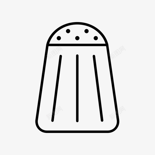 盐瓶厨房胡椒图标svg_新图网 https://ixintu.com 厨房 盐瓶 胡椒 胡椒粉 调味料