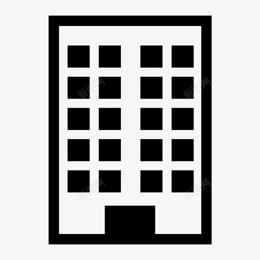建筑公寓公寓综合楼图标svg_新图网 https://ixintu.com 住宅 公寓 公寓综合楼 建筑 摩天大楼 物业 高层