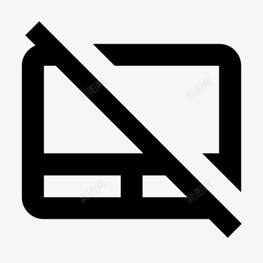 触摸板关闭禁用鼠标垫鼠标垫关闭图标svg_新图网 https://ixintu.com 无触摸 无触摸板 材料 禁用触摸板 禁用鼠标垫 触摸板关闭 触摸板禁用 鼠标垫关闭