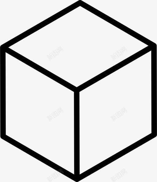 立方体三维三维打印机图标svg_新图网 https://ixintu.com 三维 三维打印 三维打印机 商业和演示 尺寸 快速成型 立方体 立方体形状 等轴测