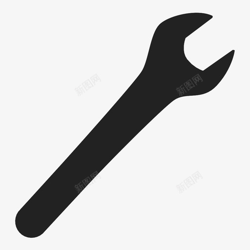 扳手车间工具图标svg_新图网 https://ixintu.com 修理 工具 扳手 摩托车 汽车 自行车 调整 车间 金属