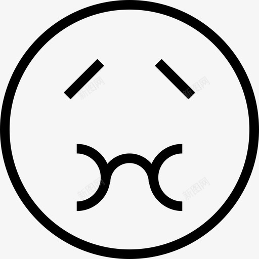 担心哭泣呕吐图标svg_新图网 https://ixintu.com 呕吐 哭泣 悲伤 担心 生病 笑脸 震惊