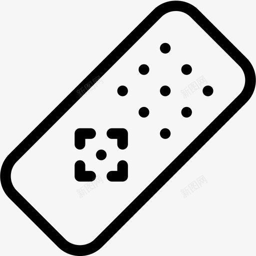 遥控器按钮控制器图标svg_新图网 https://ixintu.com 信号 按钮 控制器 物体线图标 电源 电视 红外线 遥控器