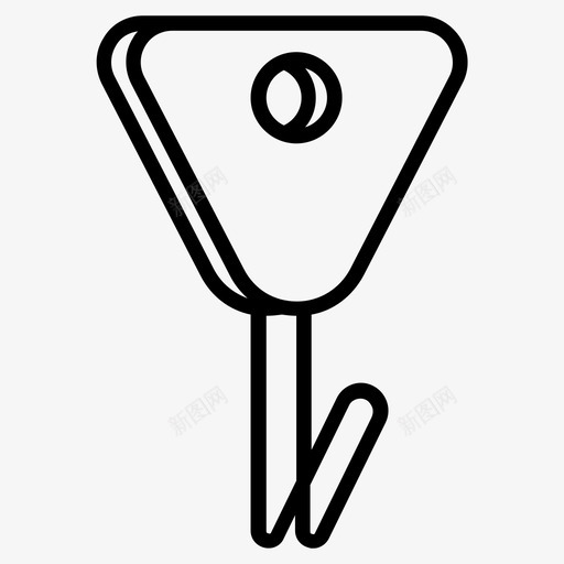 壁挂援助衣服图标svg_新图网 https://ixintu.com 壁挂 家用 展示 工具 挂钩 援助 支架 简笔画 衣服