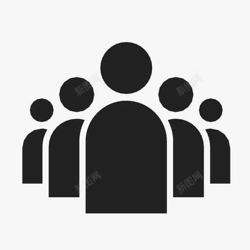 团体国家网络图标svg_新图网 https://ixintu.com 人 人口 团体 国家 社交圈 社会 网络 群众