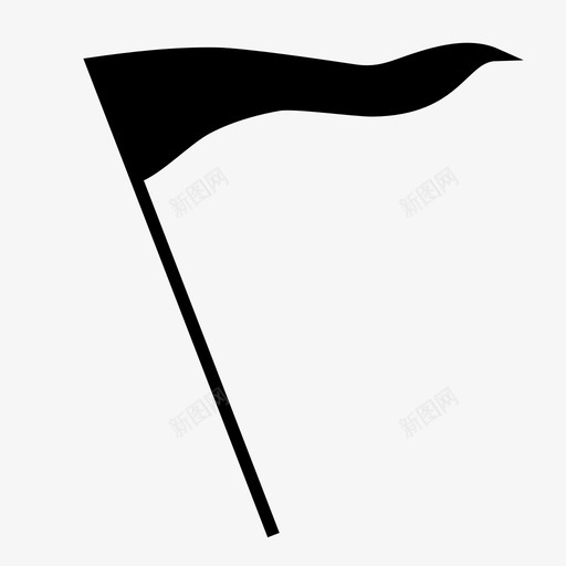 旗帜三角旗骄傲图标svg_新图网 https://ixintu.com 三角旗 地图 旗帜 标记 横幅 波浪 邮件 飞行 骄傲