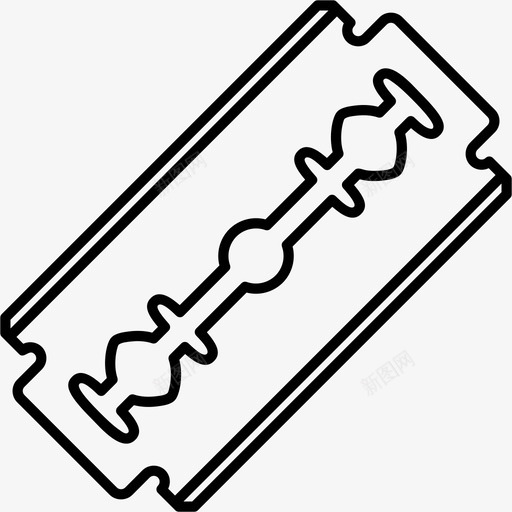 刀片剃须刀刀片安全剃须刀图标svg_新图网 https://ixintu.com 不锈钢 人 倾斜 刀片 剃须刀刀片 安全剃须刀 工具 斯威尼托德 物体 设计 饰件