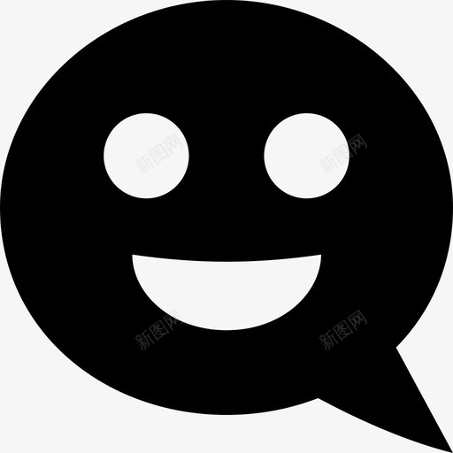 泡泡快乐说话短信图标svg_新图网 https://ixintu.com 好友 情感 泡泡快乐 短信 聊天 说话