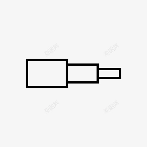 望远镜连接形状手表图标svg_新图网 https://ixintu.com 三 工具 手表 望远镜 矩形 科学 空间 观察 视图 连接形状