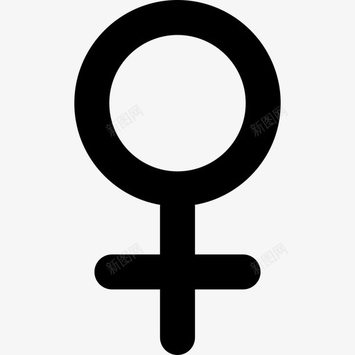 女性符号标志基本应用图标svg_新图网 https://ixintu.com 基本应用 女性符号 标志