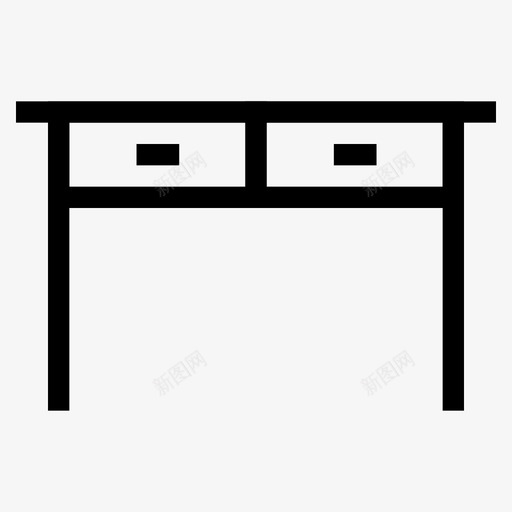 采购产品桌子抽屉家具图标svg_新图网 https://ixintu.com 家具 家庭桌子 带抽屉的桌子 抽屉 木制桌子 桌子抽屉 采购产品桌子 铁桌子