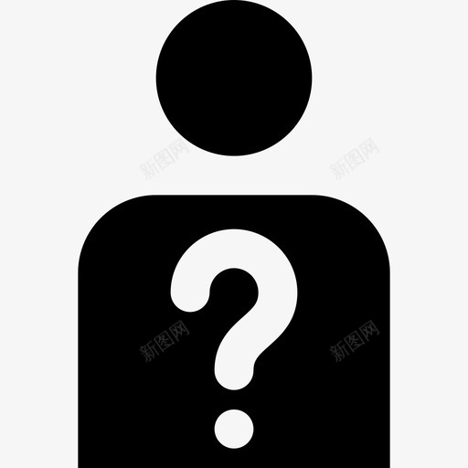 匿名用户未知人员图标svg_新图网 https://ixintu.com 假名 匿名 未知 未知人员 用户 秘密
