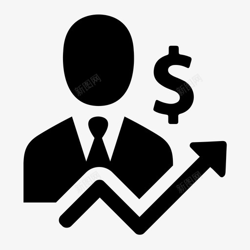 商人信息图表投资者图标svg_新图网 https://ixintu.com 信息图表 利润 商人 投资者 折线图 报告 收入 资金