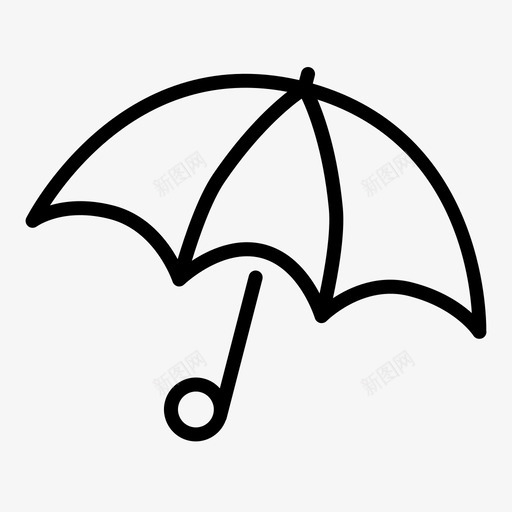 雨伞保险帕里索尔图标svg_新图网 https://ixintu.com 保护 保险 基本图标集 安全 帕里索尔 遮阳 防雨 雨伞 雷雨