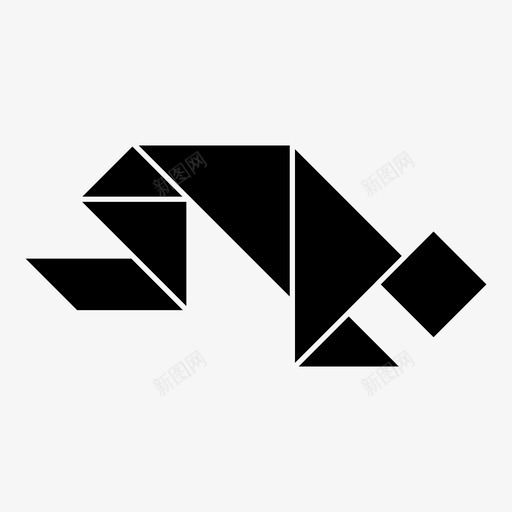 木板七巧板拼图图标svg_新图网 https://ixintu.com 七巧板 七巧板字符 人 健身房 儿童姿势 性格 折纸 拼图 日语 木板 爬行