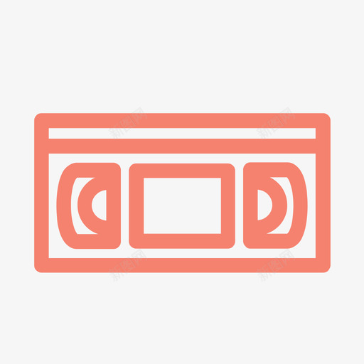 vhs磁带电视存储图标svg_新图网 https://ixintu.com 80s 80s技术 vhs磁带 媒体 存储 电影 电视 视图 记录 过时