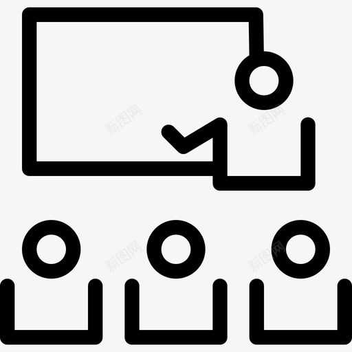 教学导师教师图标svg_新图网 https://ixintu.com 学校 学生 学院 导师 指导 教学 教室 教师 教育 教育和学习