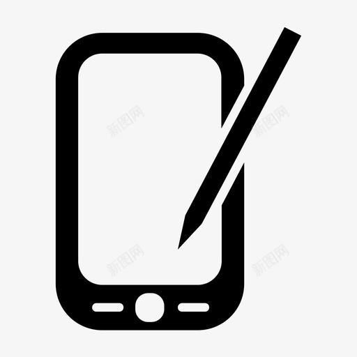 个人数字助理pda手写笔图标svg_新图网 https://ixintu.com pda 个人数字助理 个人数据助理 手写笔 掌上电脑