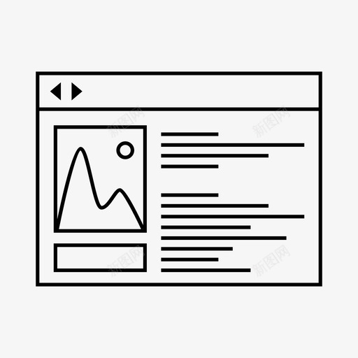 线框用户体验模板图标svg_新图网 https://ixintu.com 事件 产品表 布局 帖子 模板 浏览器 用户体验 电子商务 线框 细节 规格
