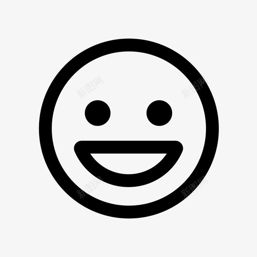 咧嘴笑开心头图标svg_新图网 https://ixintu.com 人 可笑 咧嘴笑 大笑 头 幽默 开心 快乐 情绪 搞笑 满足 表情
