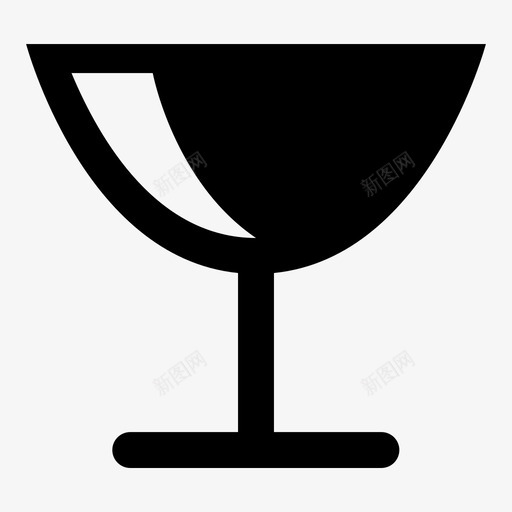 采购产品玻璃玻璃器皿高脚杯图标svg_新图网 https://ixintu.com snifter wsd饮料 倒酒 威士忌 朗姆酒 灌装 玻璃器皿 葡萄酒 采购产品玻璃 餐厅 高脚杯